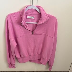 Girls Abercrombie quarter zip